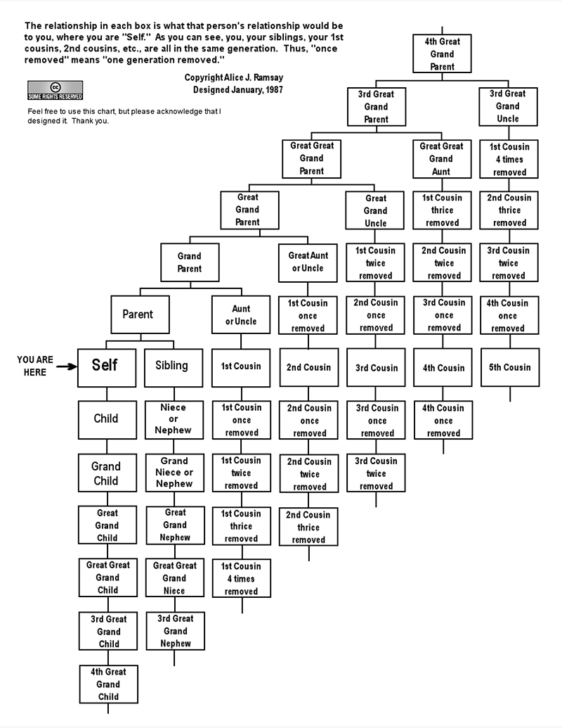 Family Relation Chart