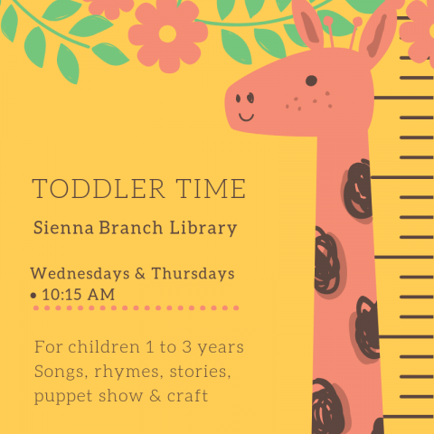 Toddler time flyer