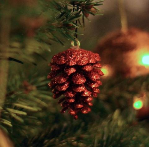 Pine cone ornament