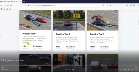 Driving-tests.org database thumbnail
