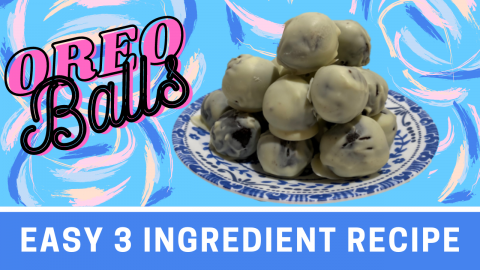 Oreo ball 3 ingredient recipe