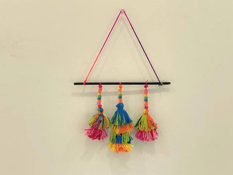 image of tassel wall art