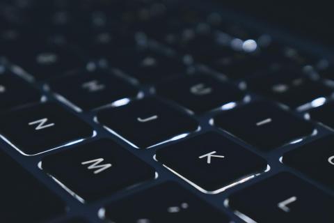 Close-up image of a keyboard