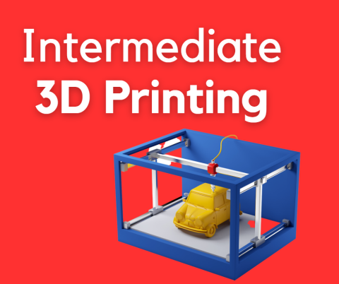 Graphic of a 3D printer