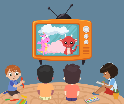 cartoons and crafts family program