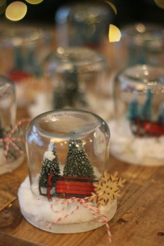 yogurt snow globe