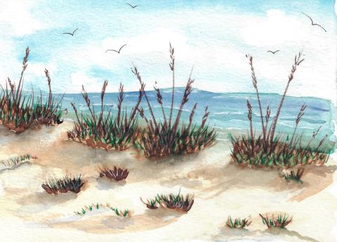 Beach Watercolor