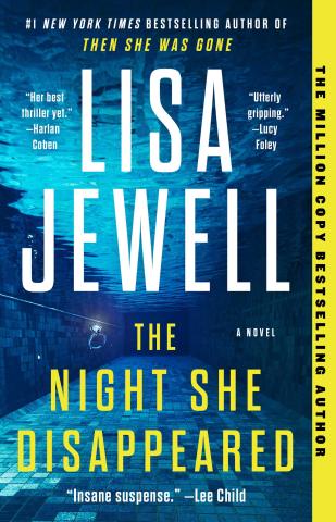 the book cover of "The Night She Disappeared" by Lisa Jewell