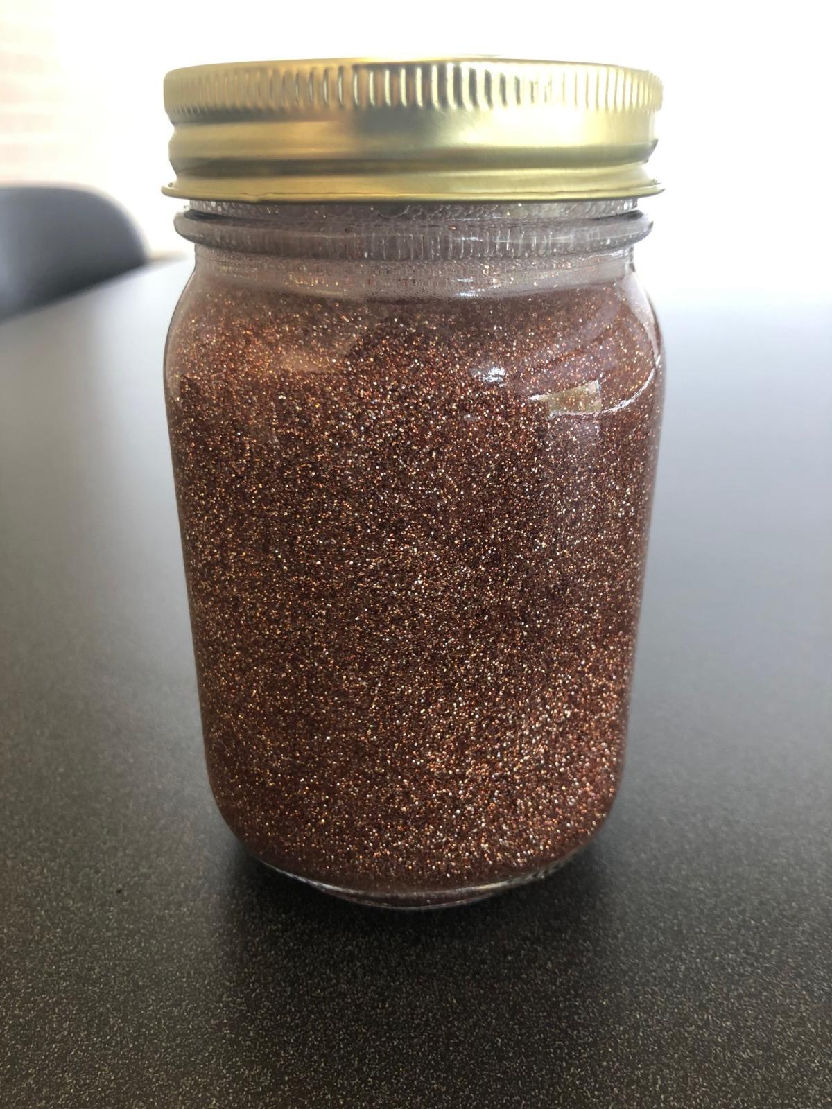 calming glitter jar