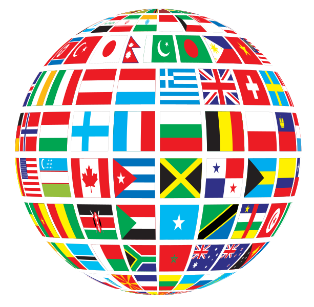 Flag Globe