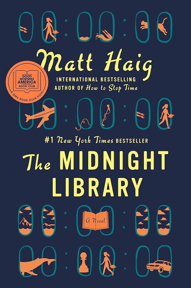 Cover for the novel The Midnight Library