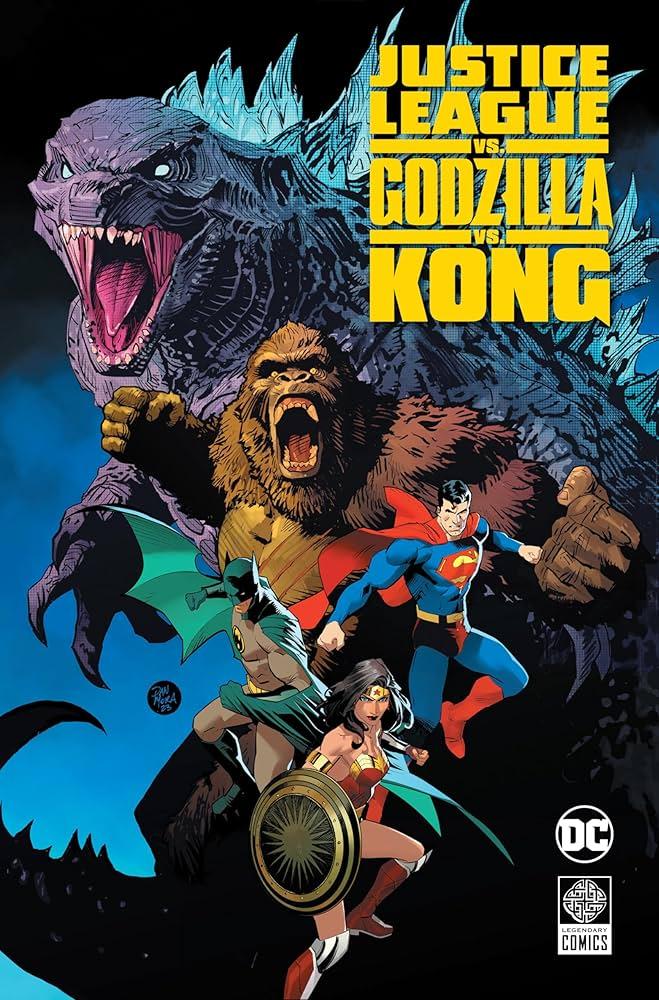 cover of the book "Justice League vs. Godzilla vs. Kong" Brian Buccellato