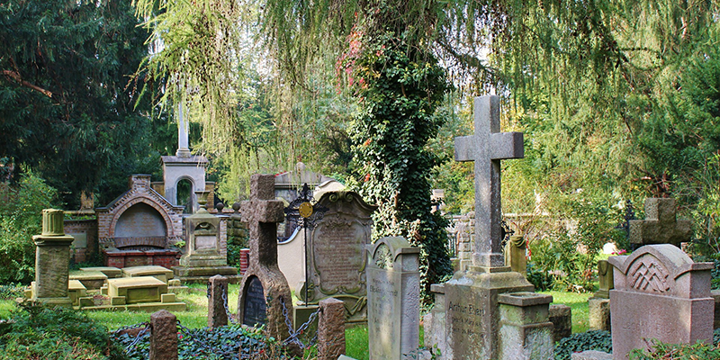 Cemetery during the day time