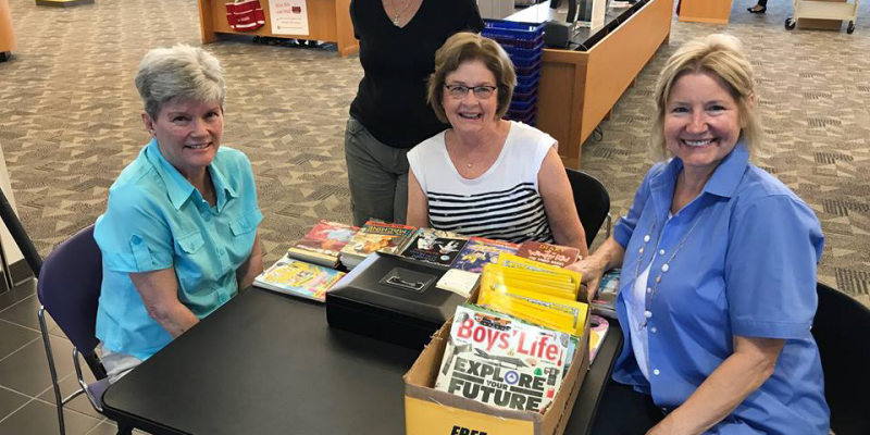 Friends at Sienna Library